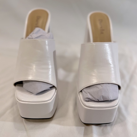 Dsevht White Platform Heel - Picture 5 of 16
